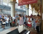 Bologna, Museo Archeologico, agosto 2013. Canta con noi